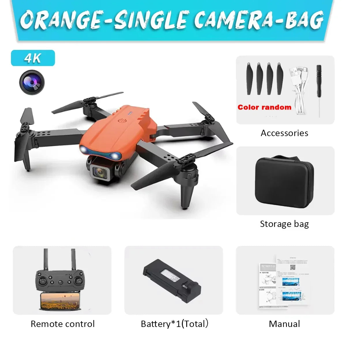 E99Pro Drone HD Professional 4k drone Dual Camera WIFI - Empire P.E