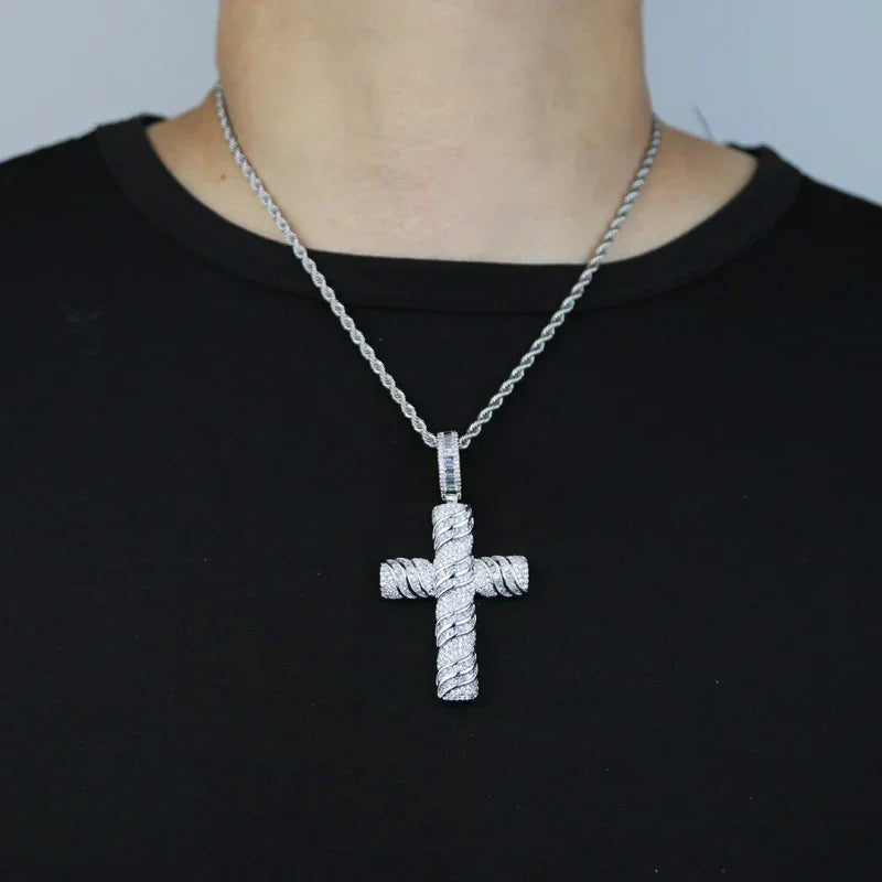 2025 New Arrived Hip Hop Rock Cross Pendant
