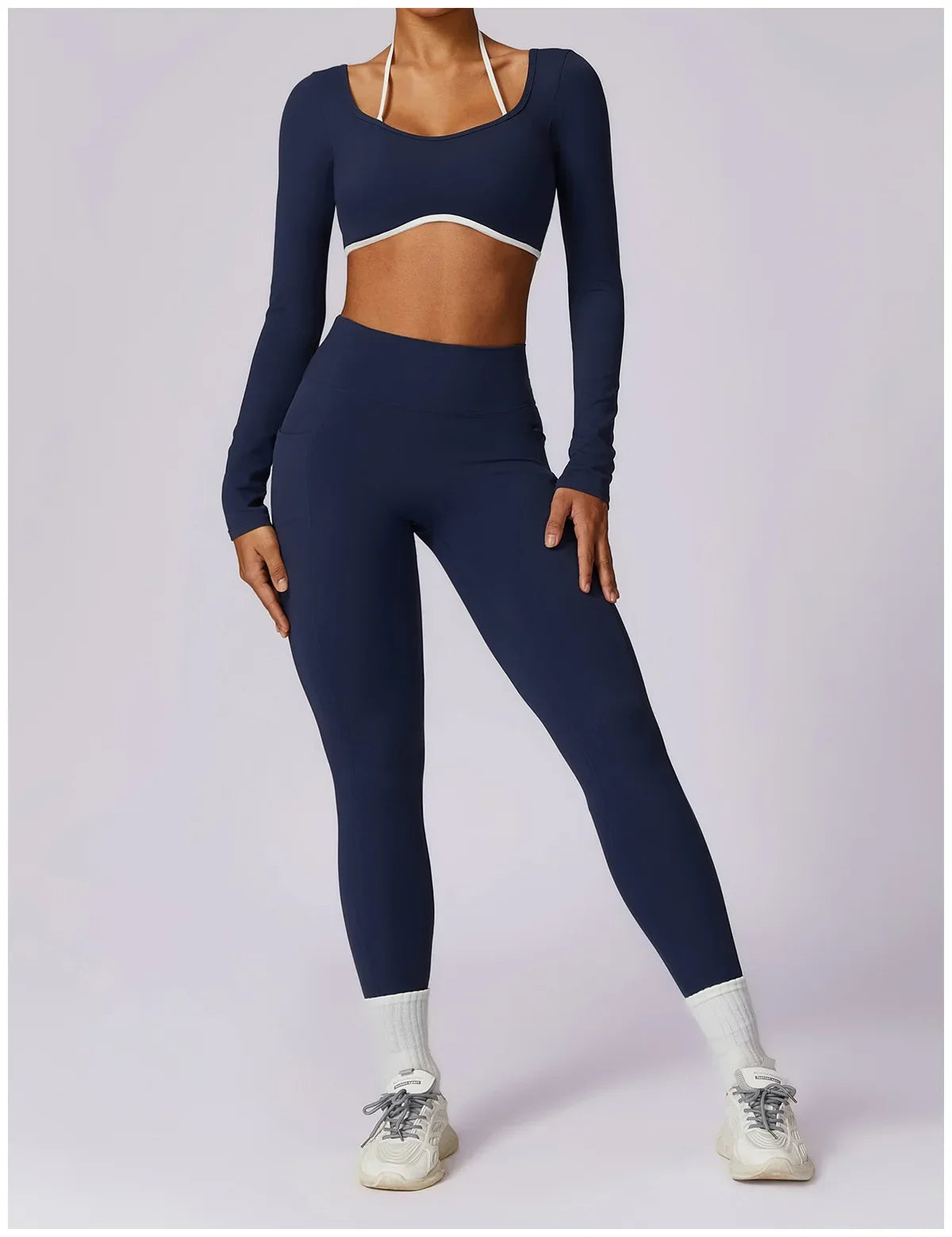 Yoga Set 2PCS Women Sportswear Push Up Workout Clothes - Empire P.E