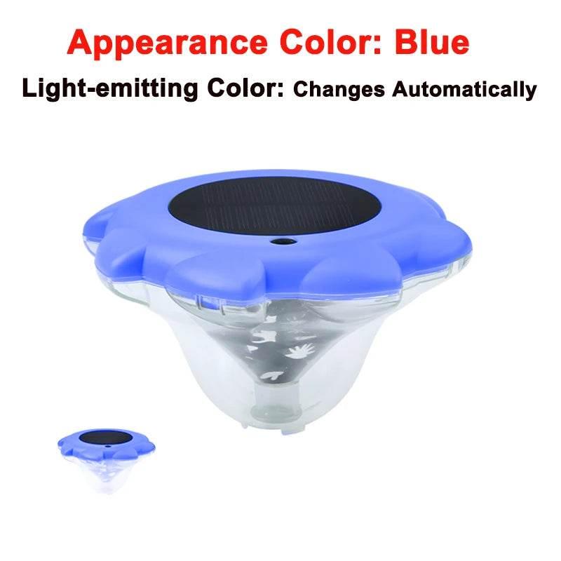 1PC RGB Solar Swimming Pools Lights IP68 Waterproof Water Feature Light Above Ground Pool Lamp For Pool Party Bathtubs Fishbowl - Empire P.E