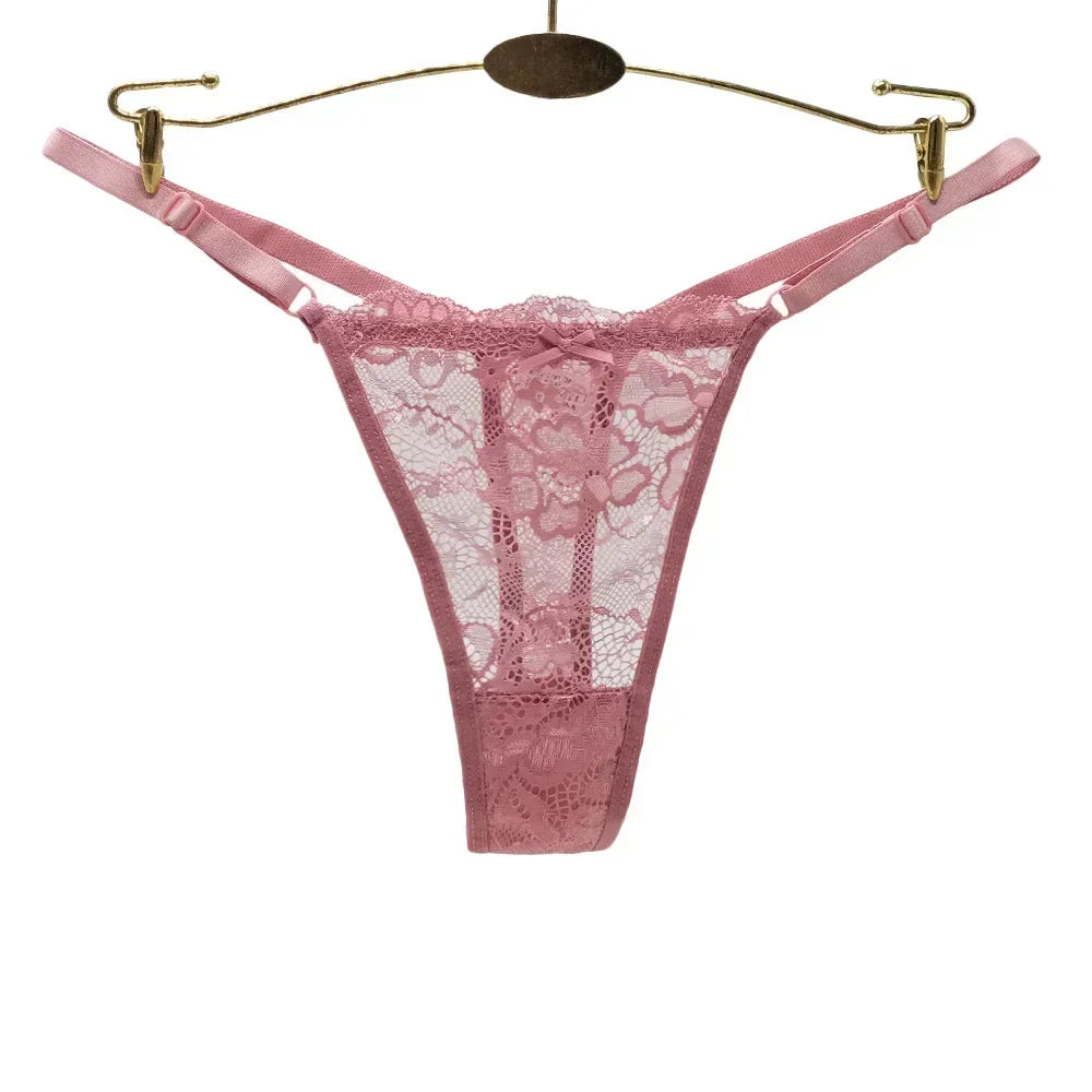 3pcs/set Adjustable Strap Mesh Thong - Empire P.E