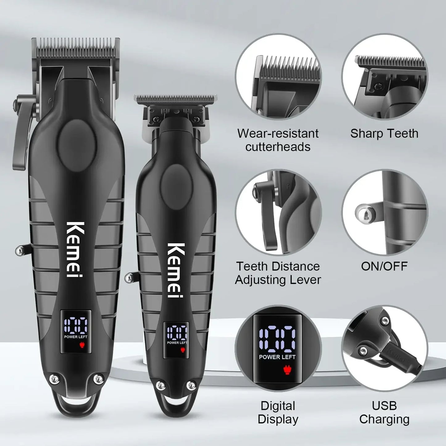 Hair Clipper Kit for Men Electric Shaver Hair Trimmer - Empire P.E