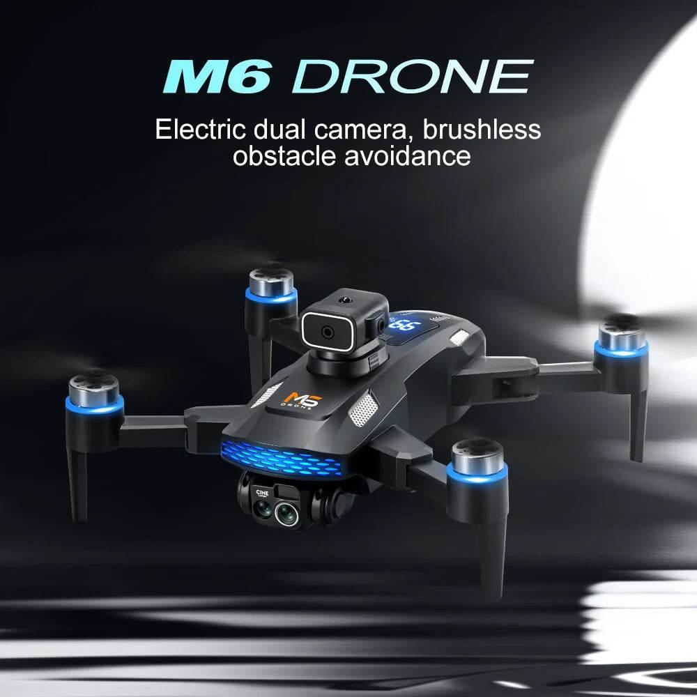 For Xiaomi M6 Drone Professional 8K Camera Drone 5G WIFI FPV UAV With screen remote control RC Dron avoidance Aerial Quadcopter - Empire P.E