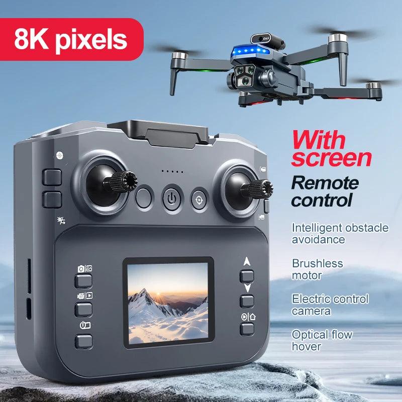 P18 New RC Drone Dual 8K camera drone obstacle avoidance quadcopter electronically controlled professional Drone Kid Gift Toys - Empire P.E