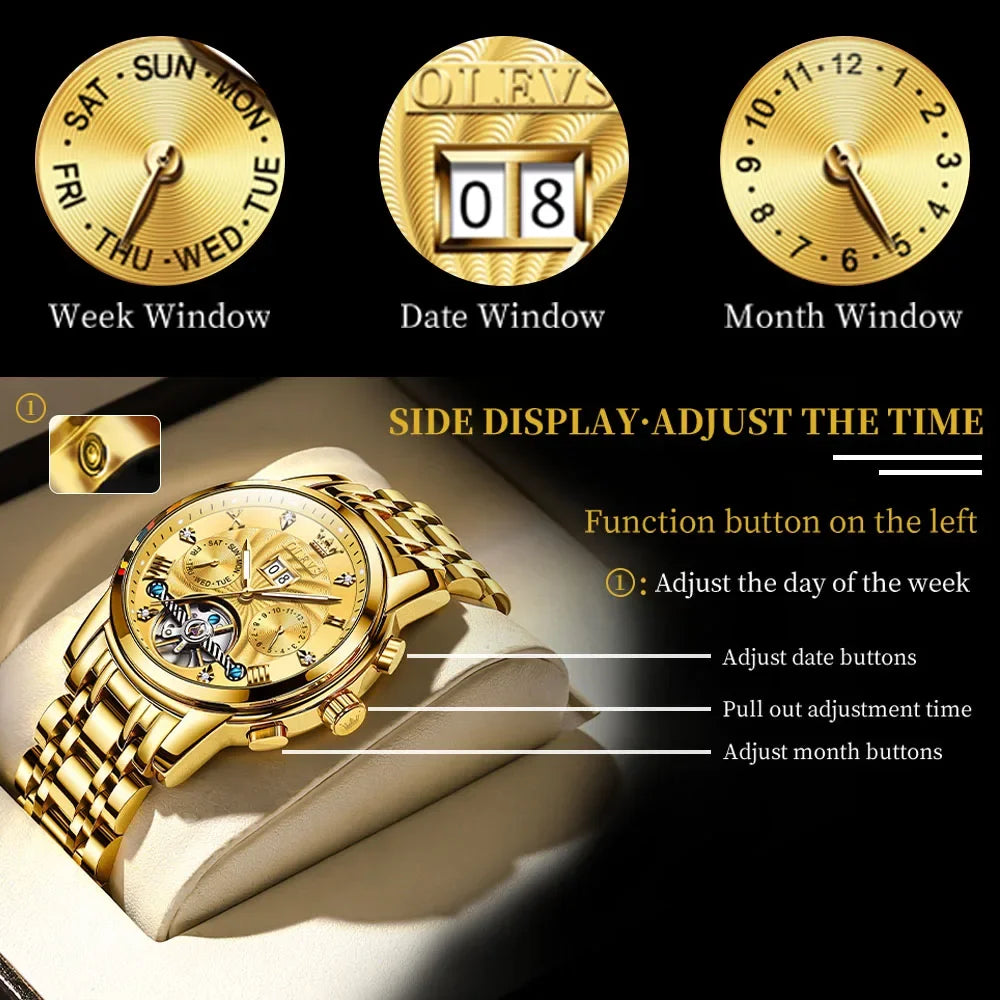 Mechanical Automatic Watch Men - Empire P.E