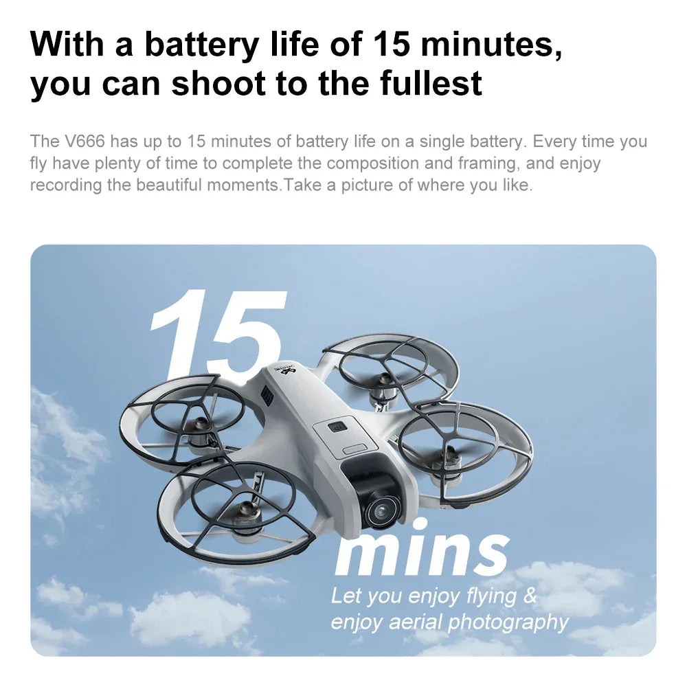 Xiaomi V666 Mini Drone 4K Professional Aerial 8k Dual Camera - Empire P.E