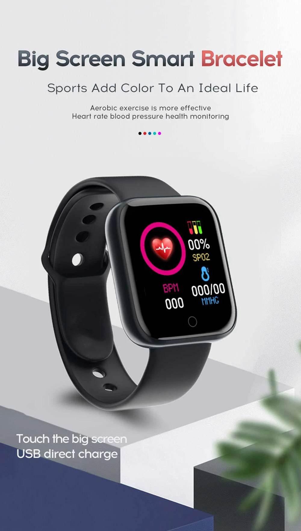 Smart Watch For Women & Men Wristwatch Bluetooth Connected - Empire P.E