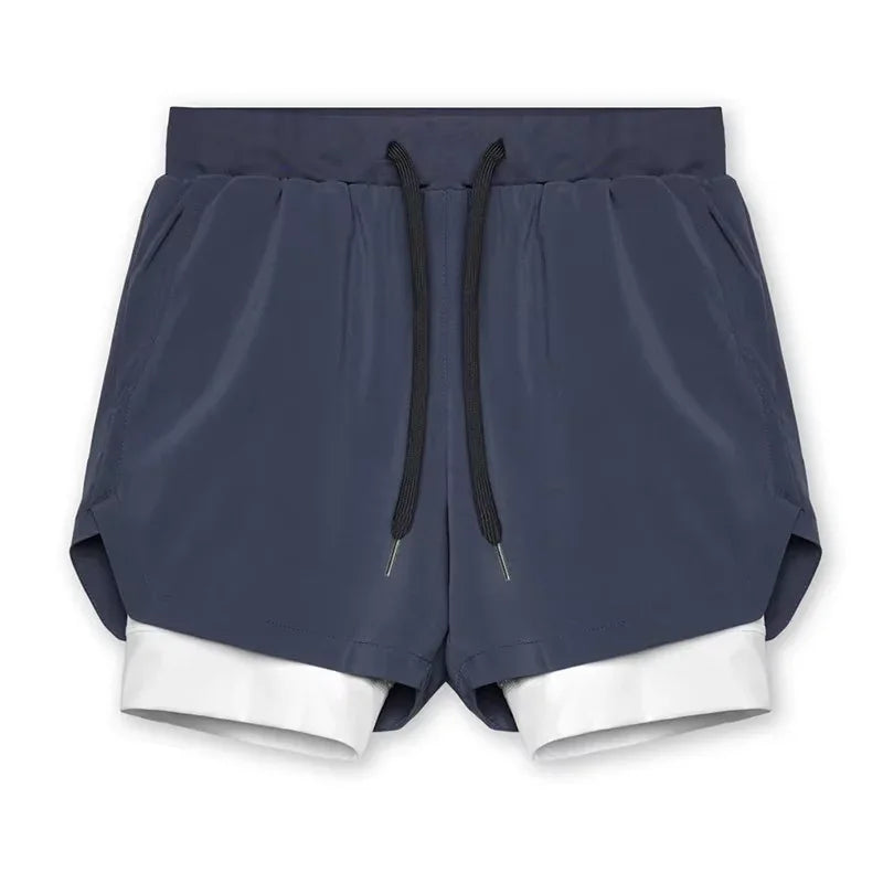 2023 new Breathable Double layer sport shorts - Empire P.E