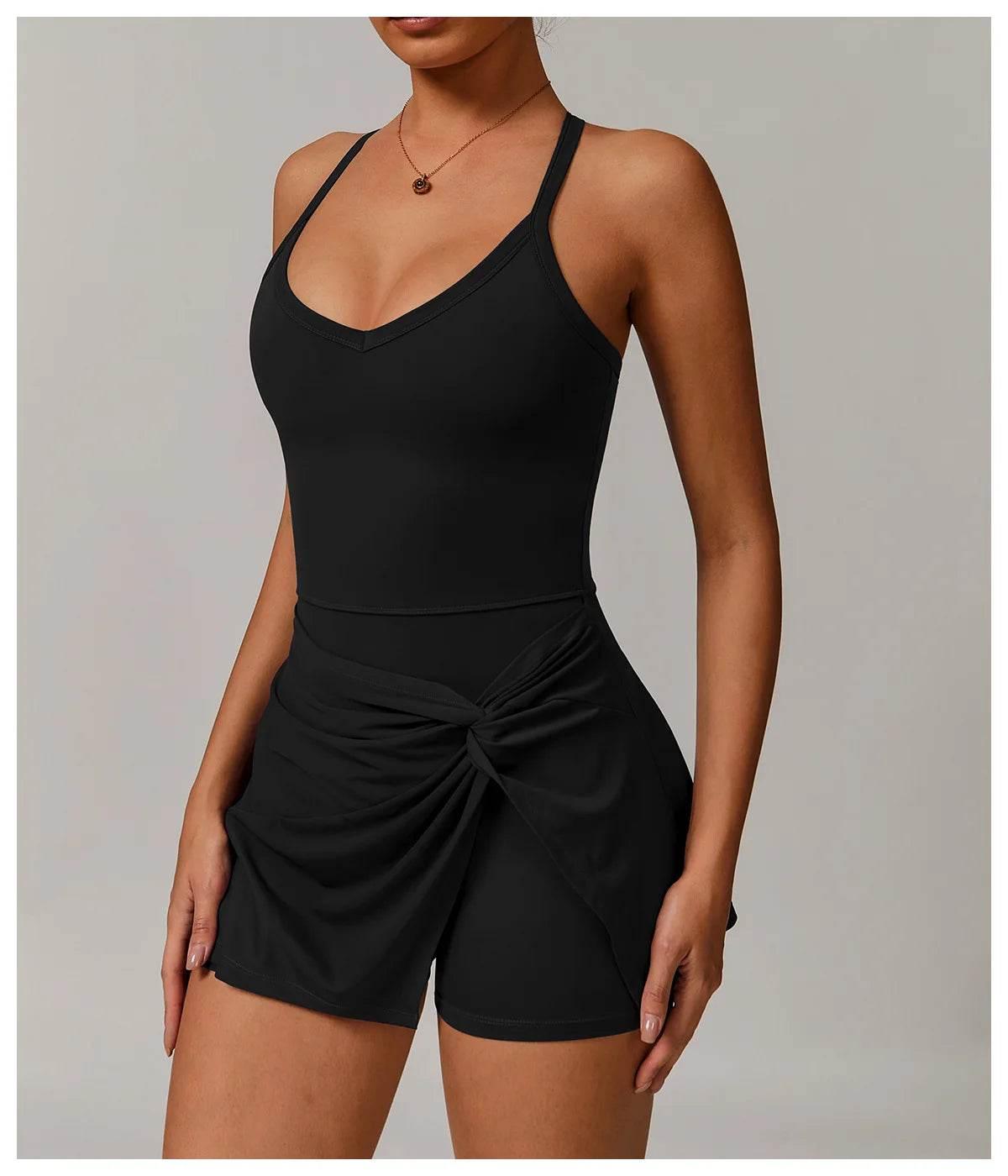 Yoga Jumpsuits Women Bodysuits Fitness Sports Yoga Suit Breathable Sports Yoga Clothing Women's Gym Set Push Up Workout Clothes - Empire P.E