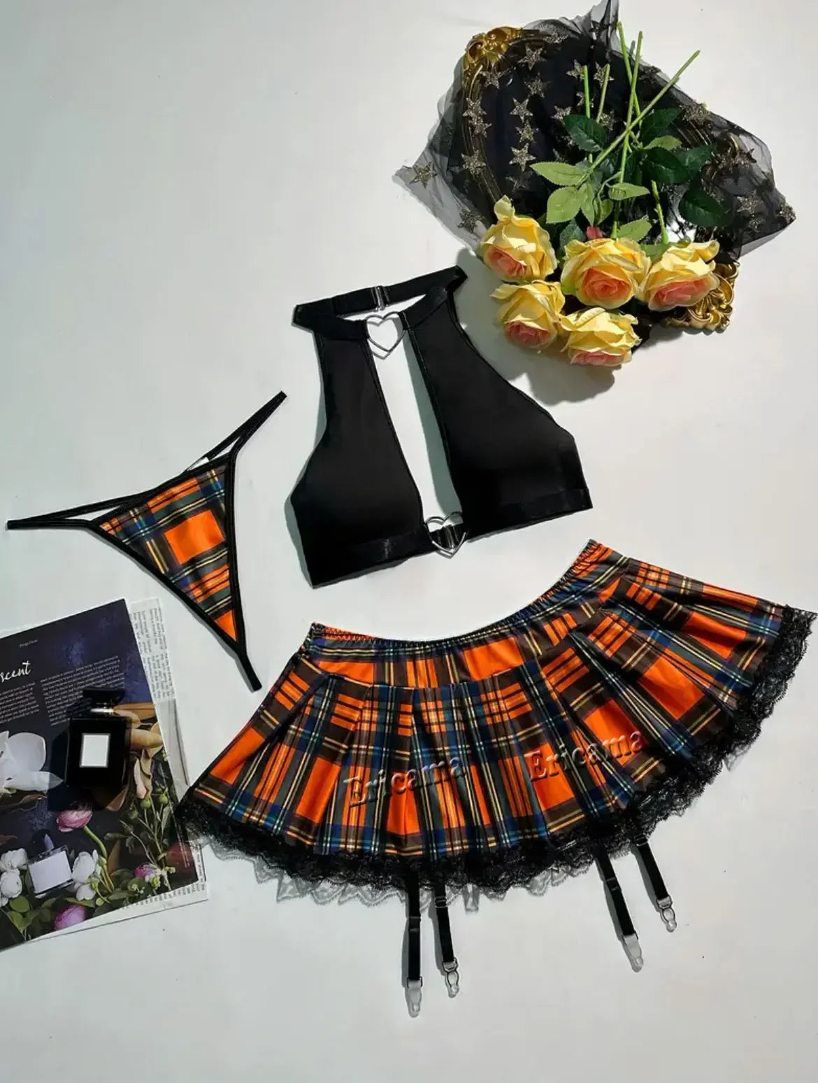 Erotic Sexy Student Uniform Bra And Panty Set - Empire P.E