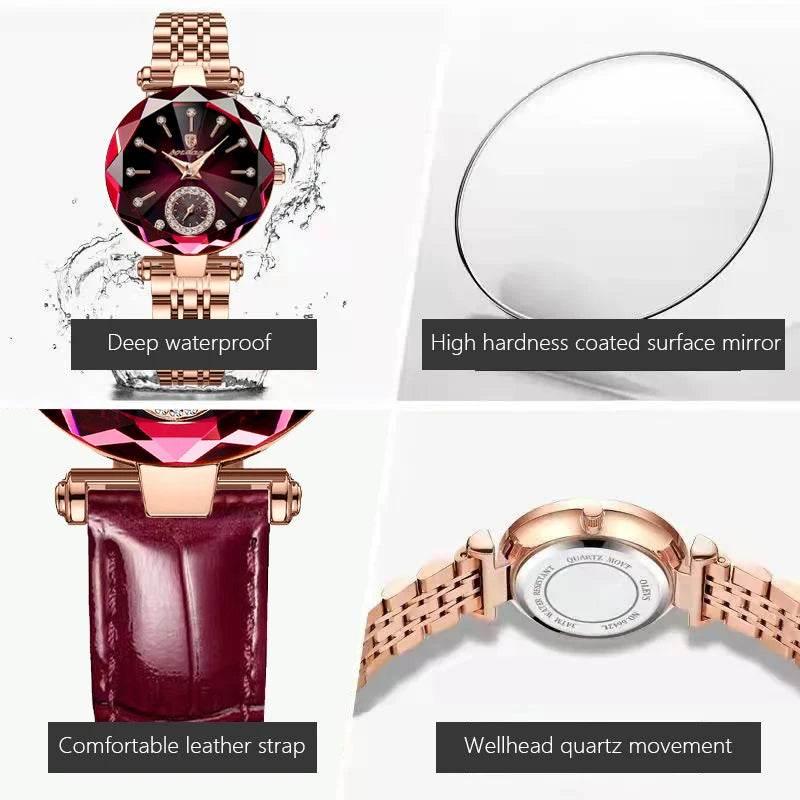 Top Luxury Watches For Women Waterproof Leather - Empire P.E