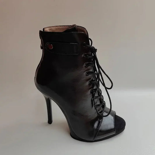 Comfort Lace-up Ankle Boots Woman Shoes - Empire P.E