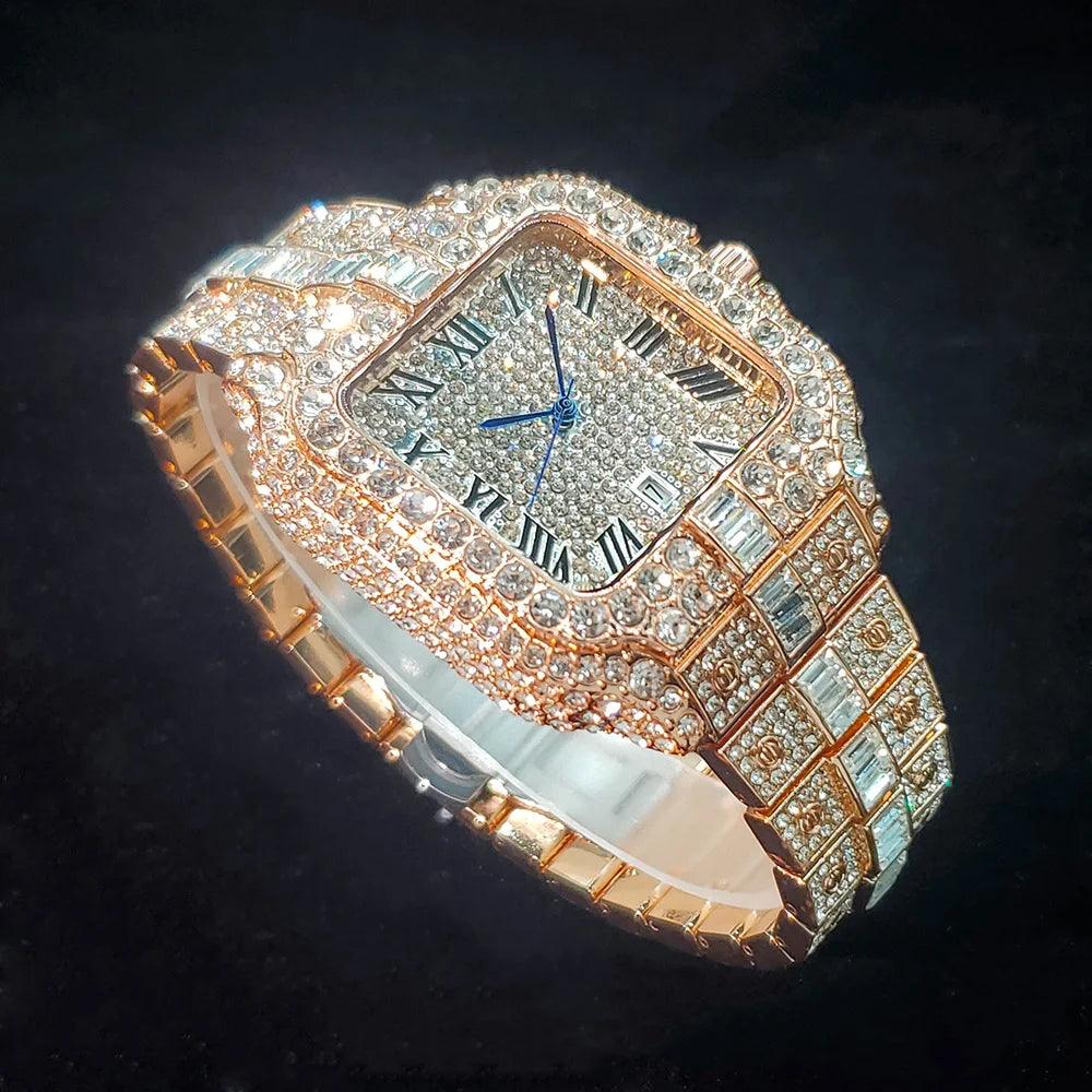 Luxury Original Brand Men Watch Bling Diamond - Empire P.E