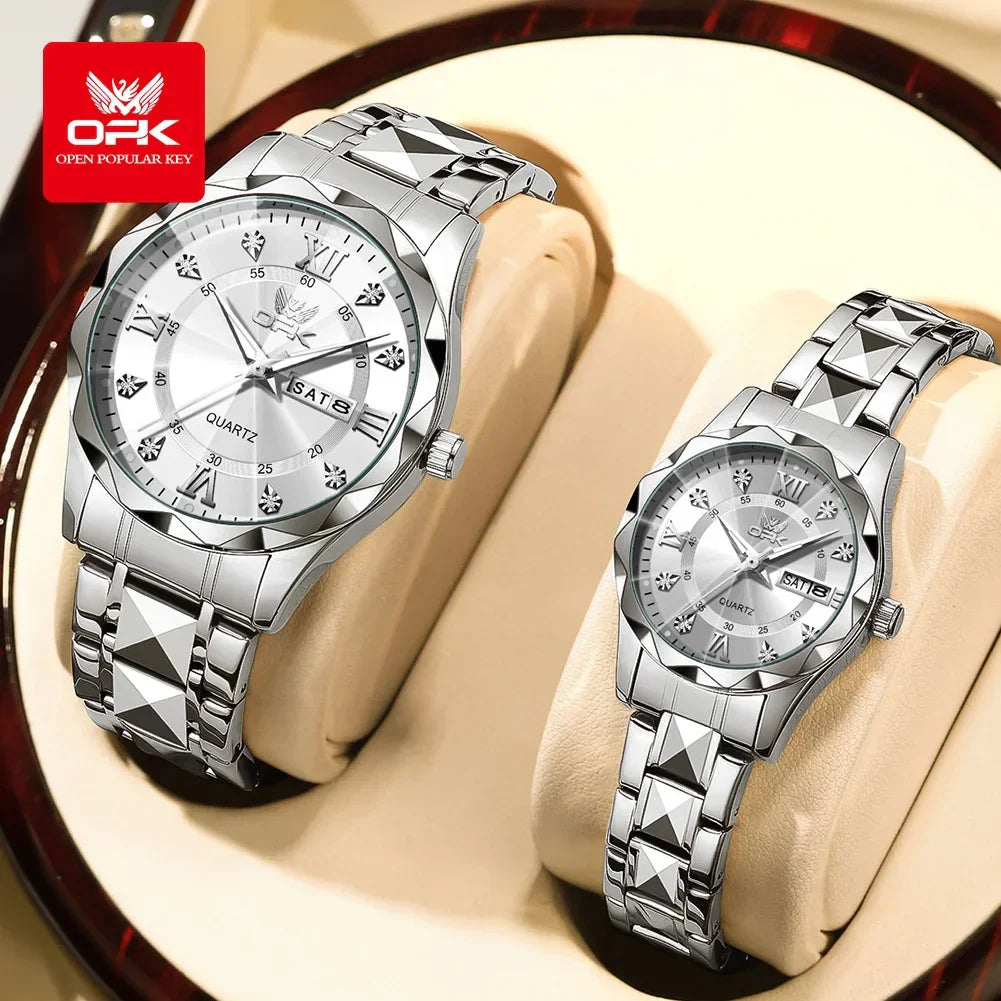 Couple Diamond Gold Watch - Empire P.E