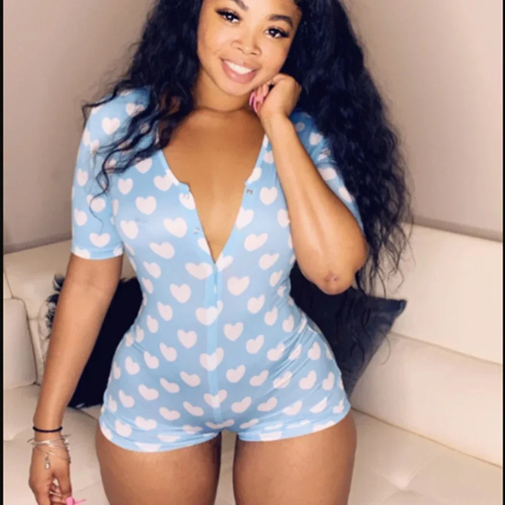 Women's Sexy Short Jumpsuit - Empire P.E