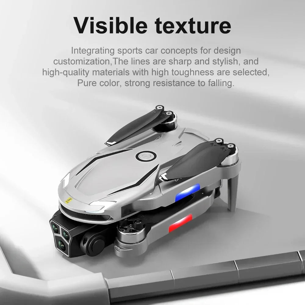 V888 Brushless Drone 8K Professional HD Triple Camera - Empire P.E