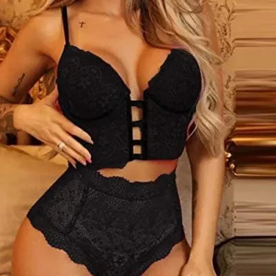 Stretch Lace Sheer Alluring Rose Embroidery - Empire P.E