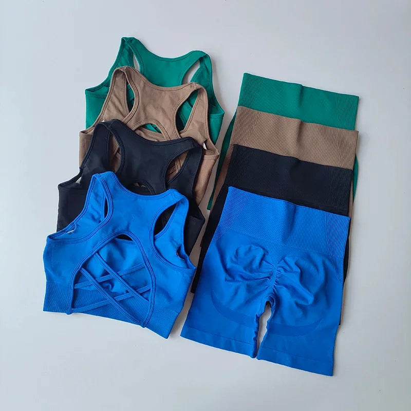 2 PCS Women's Seamless Yoga Set Sexy Sport - Empire P.E