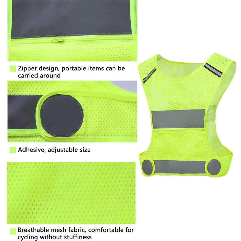 Adjustable Breathable Lightweight Safety Vest
