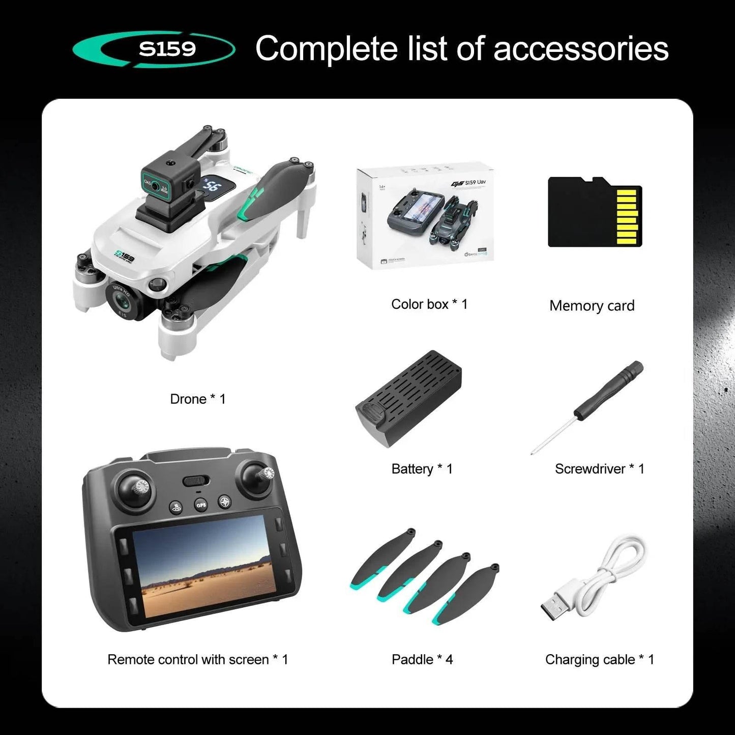 2024 New S Drone Professional 8k Camera Four-Axis Aerial Photography with Screen Remote Control 5G WIFI GPS FPV Dron RC 5000M - Empire P.E