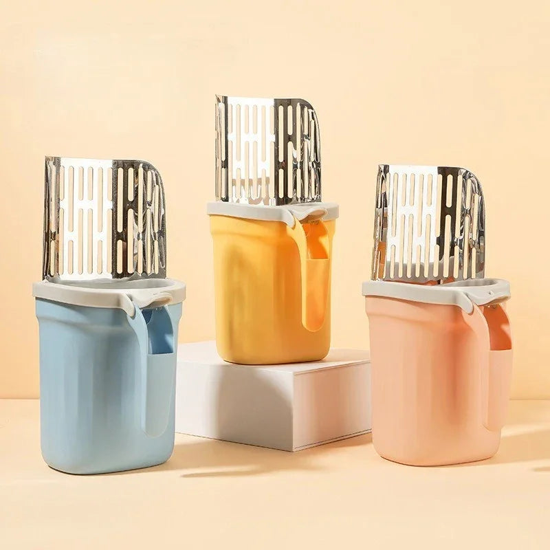 cat poop scoop integrated color blocked - Empire P.E