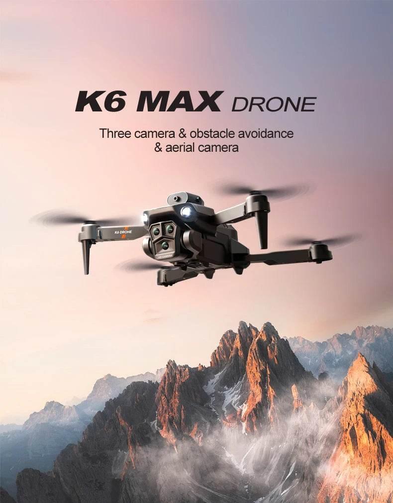 New light Flow professional UAV K6 MAX 4K HD three camera - Empire P.E