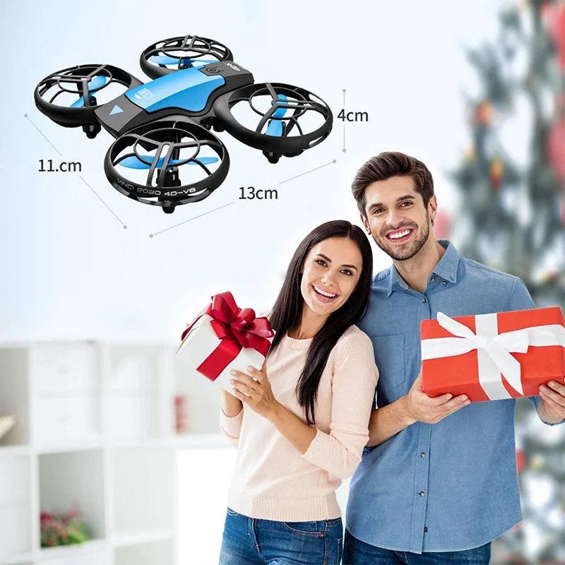 4DRC V8 WIFI FPV Drone Wide Angle HD 4K Camera Height Hold RC Foldable Quadcopter Dron Helicopter Gift Toys - Empire P.E