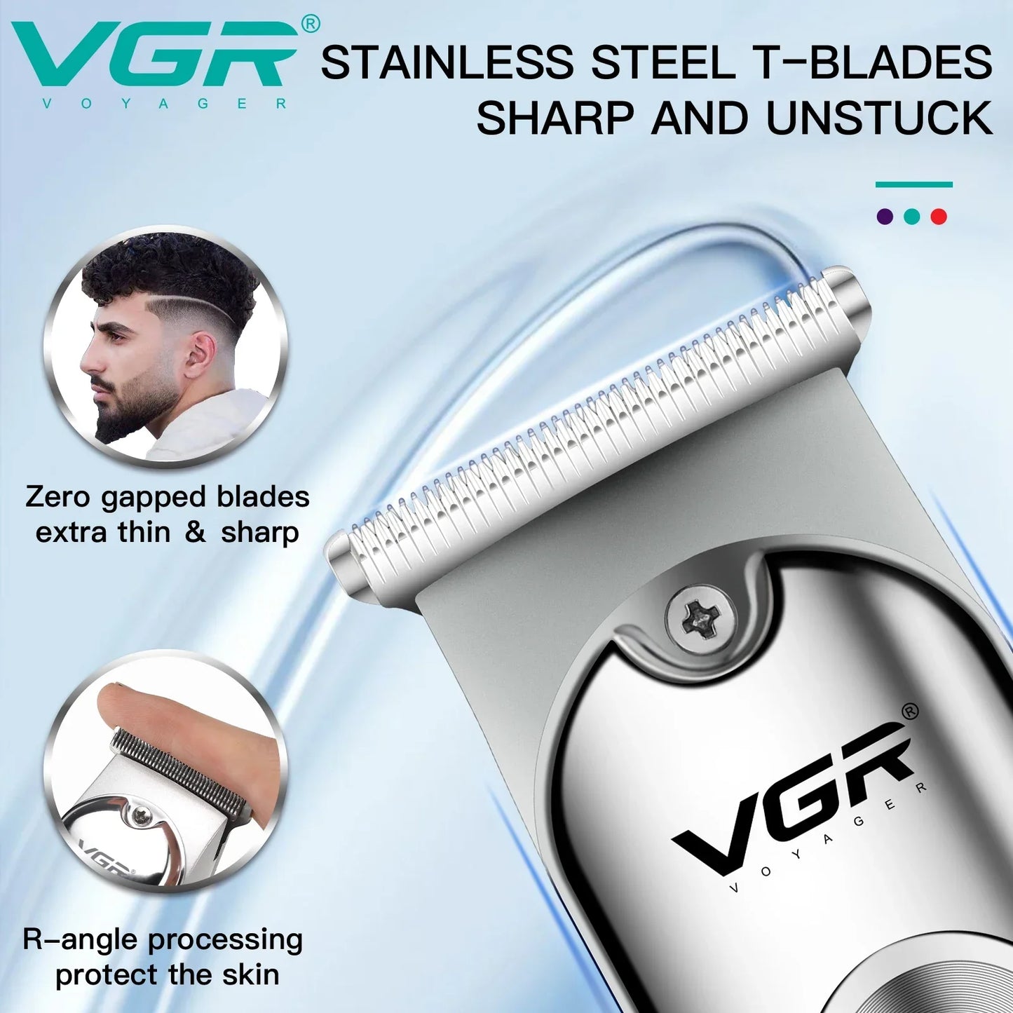 VGR Hair Trimmers Electric Clippers Professional - Empire P.E