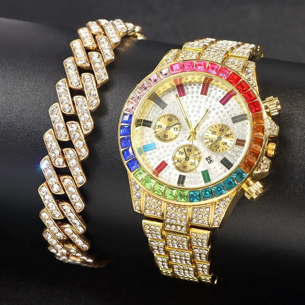 Women Quartz Watch Luxury Bracelet Chain Sets - Empire P.E