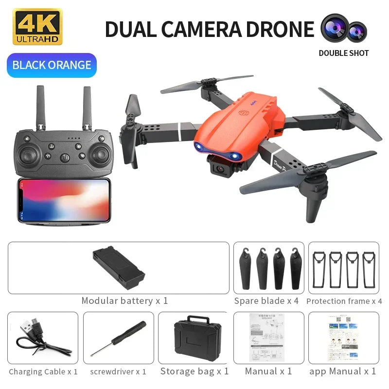 Foldable Mini Drone E99 K3 Pro - 4K Dual Camera - Empire P.E