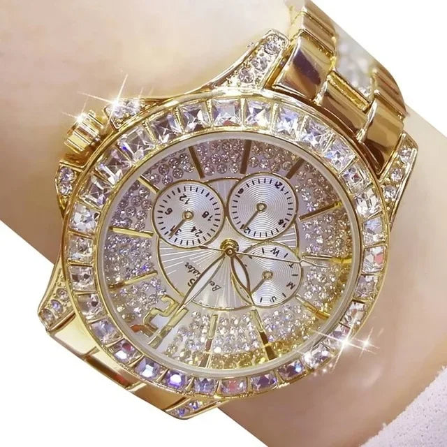 New Women Quartz Diamond Luxury Watch - Empire P.E
