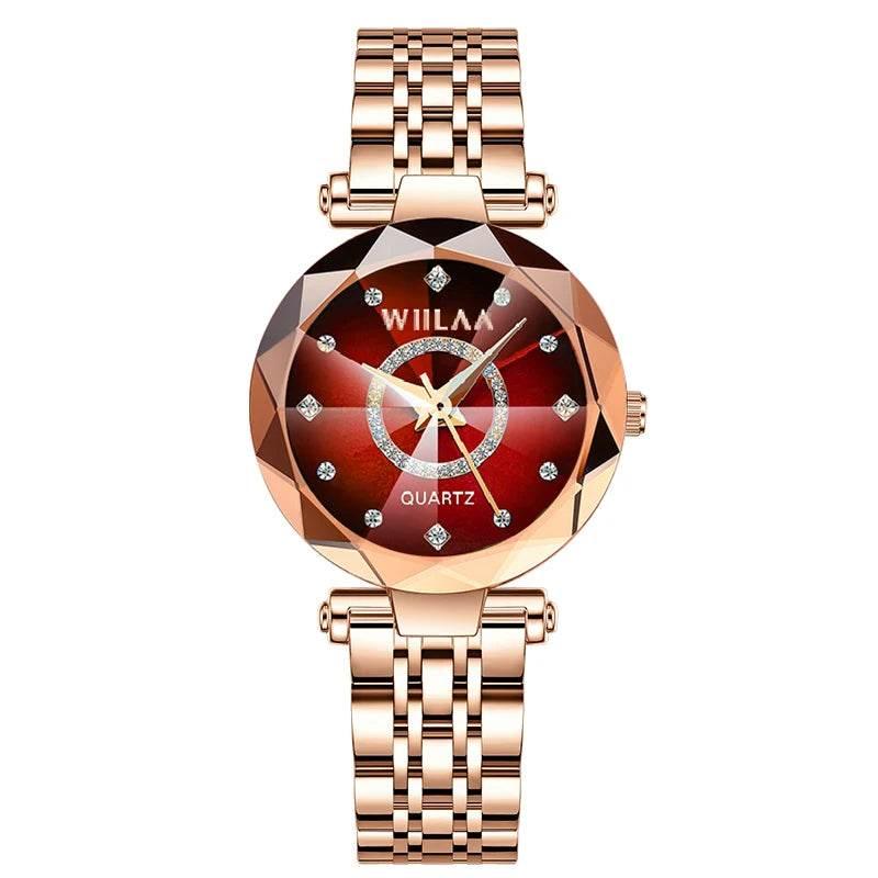 Women Bracelet Watches Stainless Steel Band Elegant Diamond Dial Ladies Wrist Watch For Crystal Exquisite Top Brand Luxury 2025 - Empire P.E