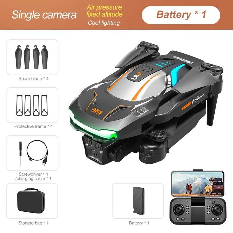 8K GPS dual-camera professional drone A88 5G obstacle avoidance brushless optical flow quadcopter toy gift - Empire P.E