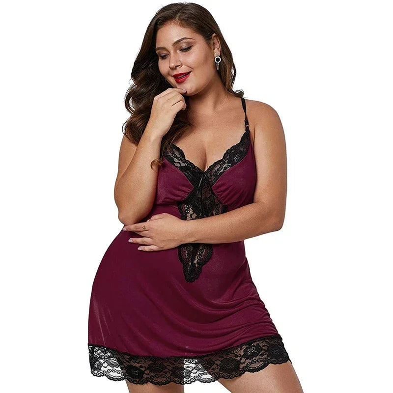 Spaghetti Straps Nightgowns Lace - Empire P.E
