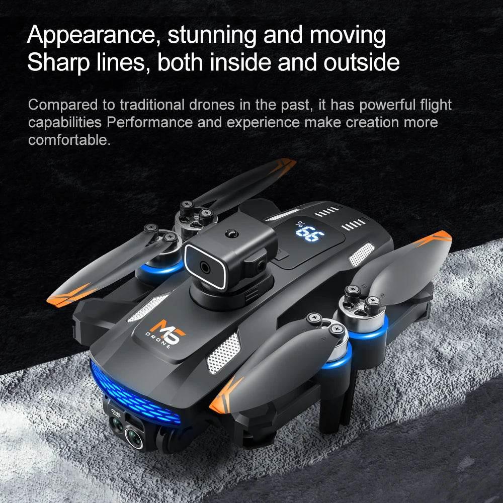 For Xiaomi M6 Drone Professional 8K Camera Drone 5G WIFI FPV UAV With screen remote control RC Dron avoidance Aerial Quadcopter - Empire P.E