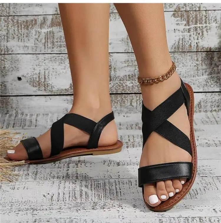 Summer Women Shoes Sandals Party Sandals Woman Beach Walking Shoes Retro Women's Sandals Plus Size Footwear Female Women Sandal - Empire P.E