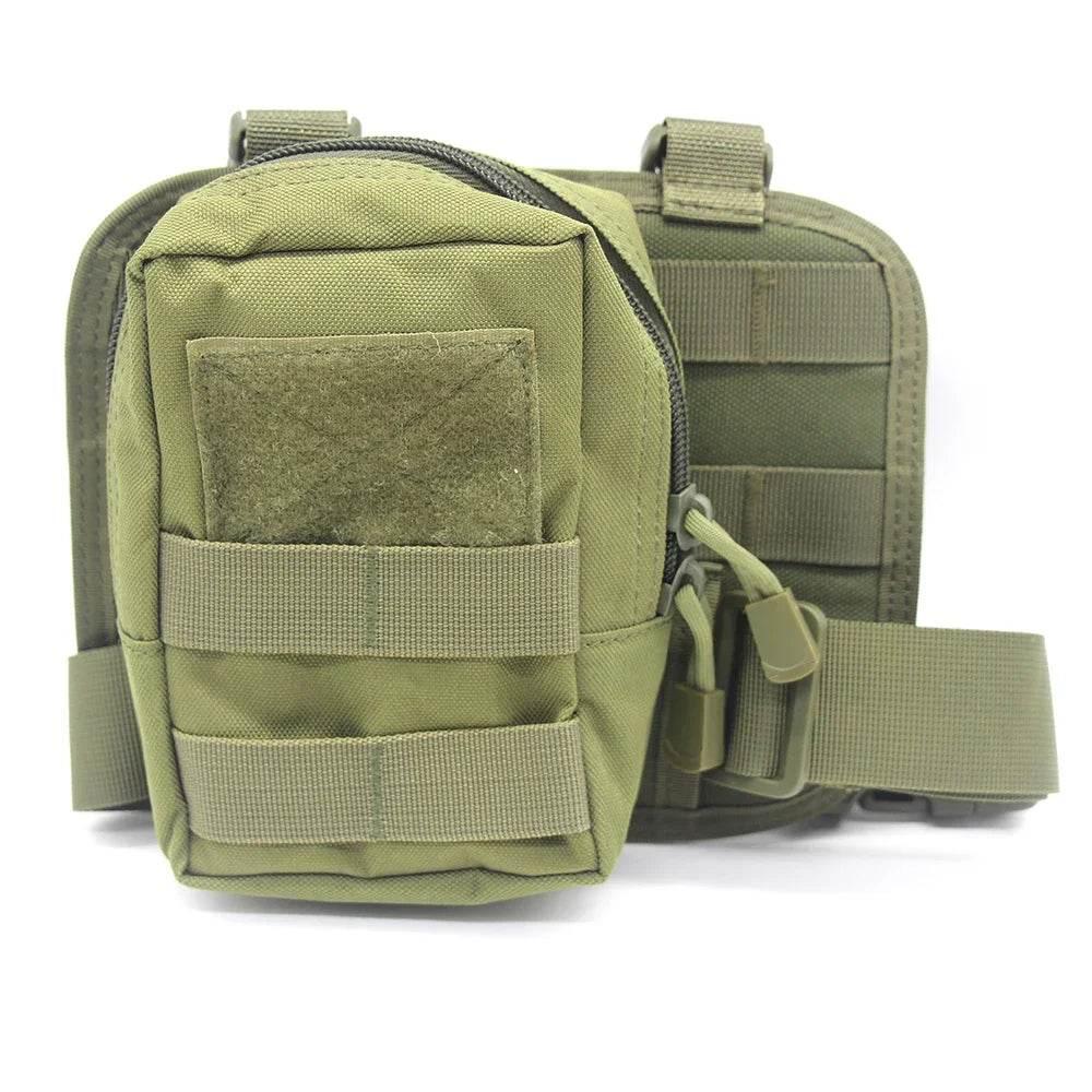 Tactical Molle EDC Pouch Compact Utility Pouch 600D Organizer Tools Bags with Thigh Rig Panel Multipurpose Tool Bag Wasit Bag - Empire P.E