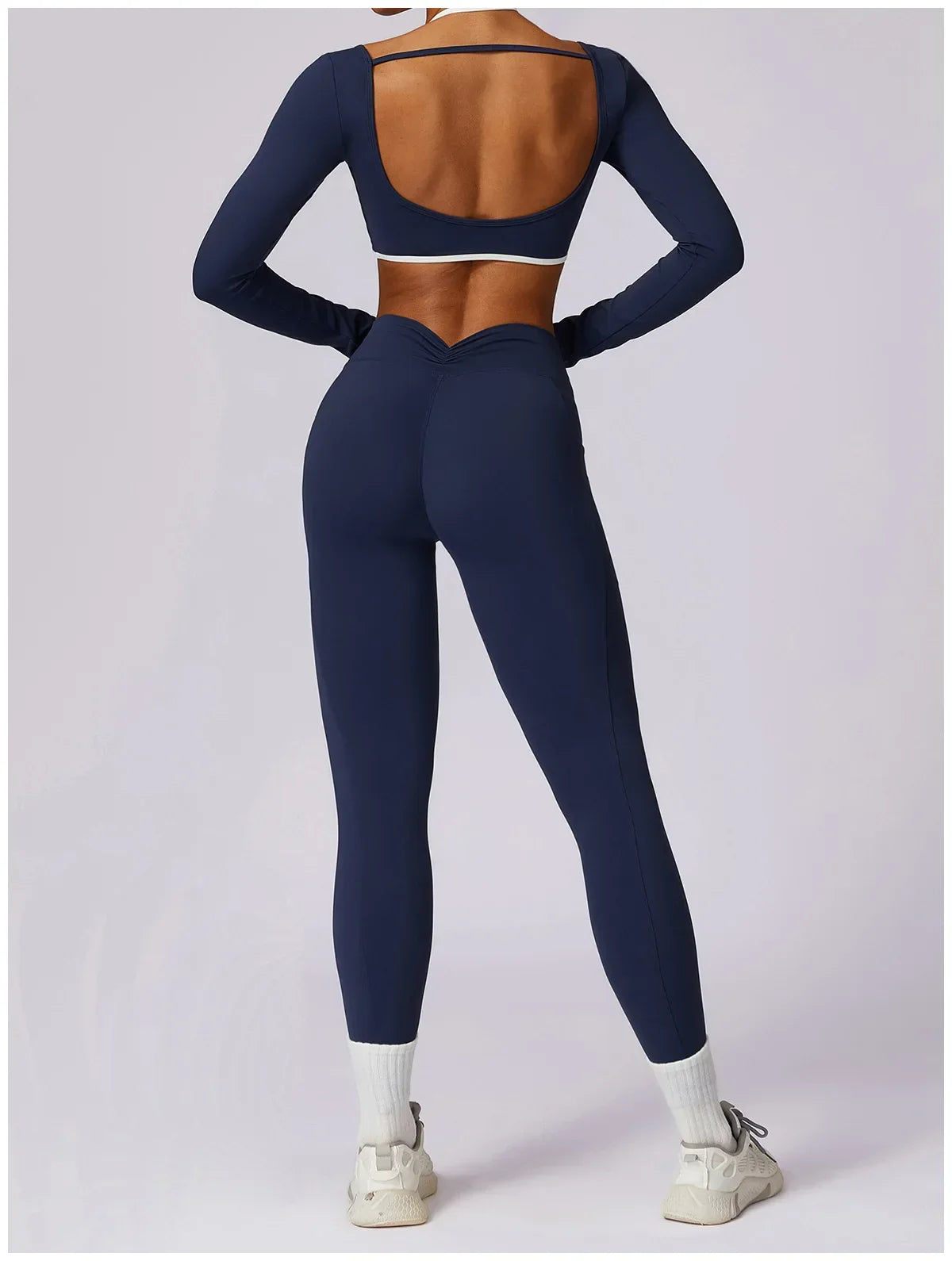 Yoga Set 2PCS Women Sportswear Push Up Workout Clothes - Empire P.E
