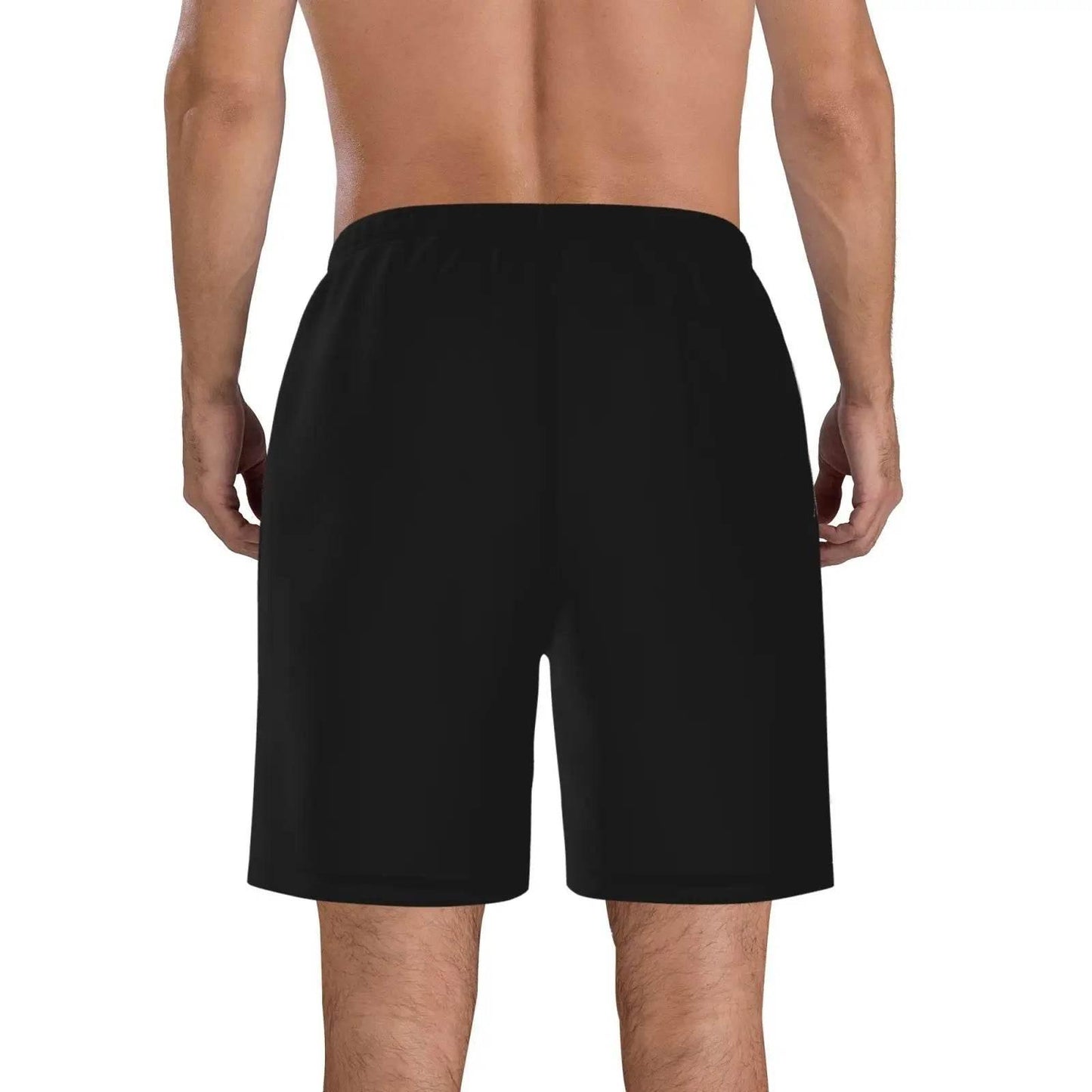 Jamaican Flag Mens Beach Shorts Swimming Trunks Board Shorts Elastic Waist with Pocket - Empire P.E