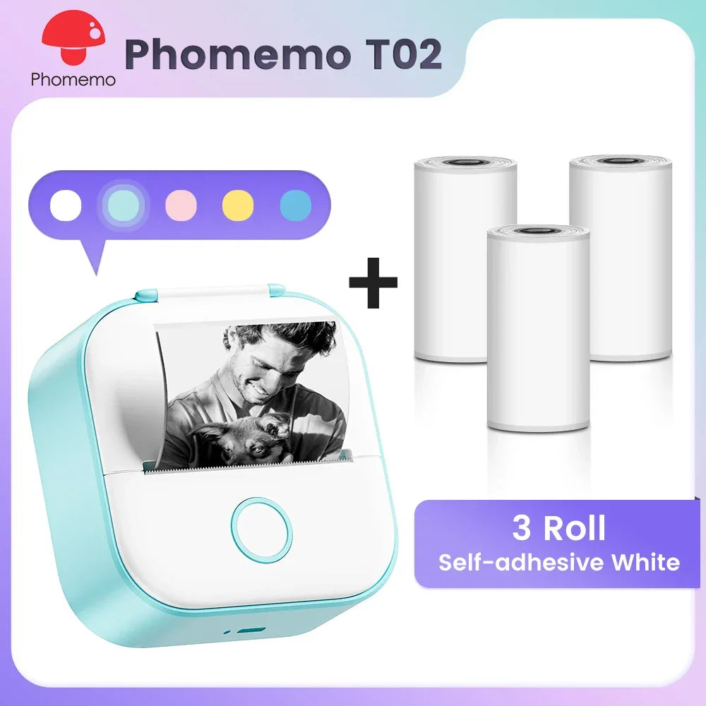 Pocket Printer Mini Portable Label Maker Self-adhesive - Empire P.E