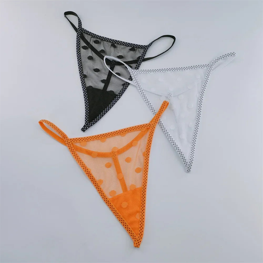 3pcs/pack Micro Transparent Thong - Empire P.E
