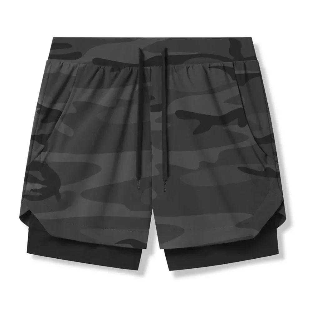2023 new Breathable Double layer sport shorts - Empire P.E