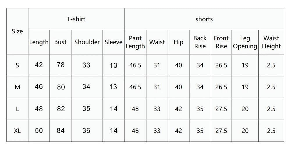 2 Pieces Set Women Slim Crop T-Shirts Shorts A Teddy Bear Emerged From The Zipper Prints Tops Sporty High Elastic Soft Clothes - Empire P.E