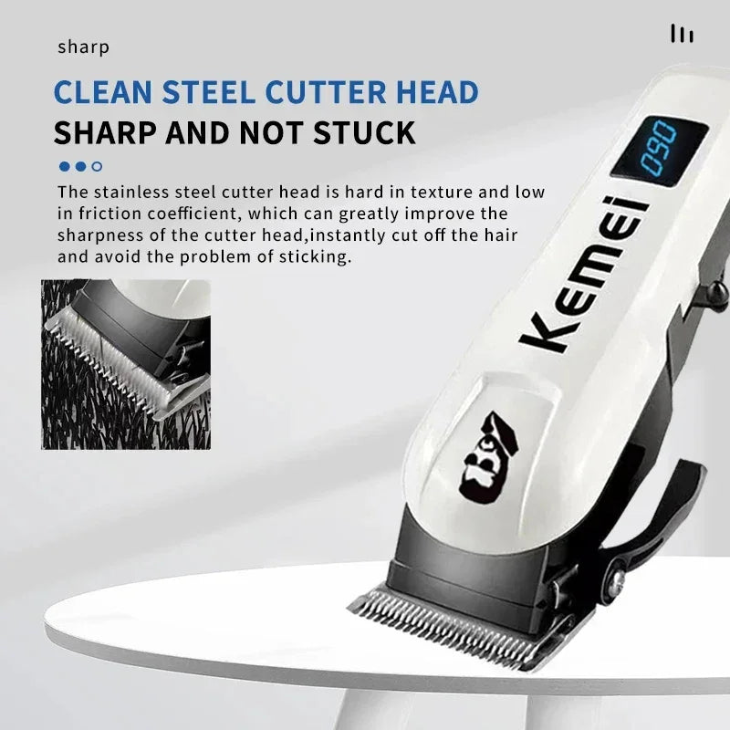Kemei KM-232 Professional Hair Clipper Portable - Empire P.E