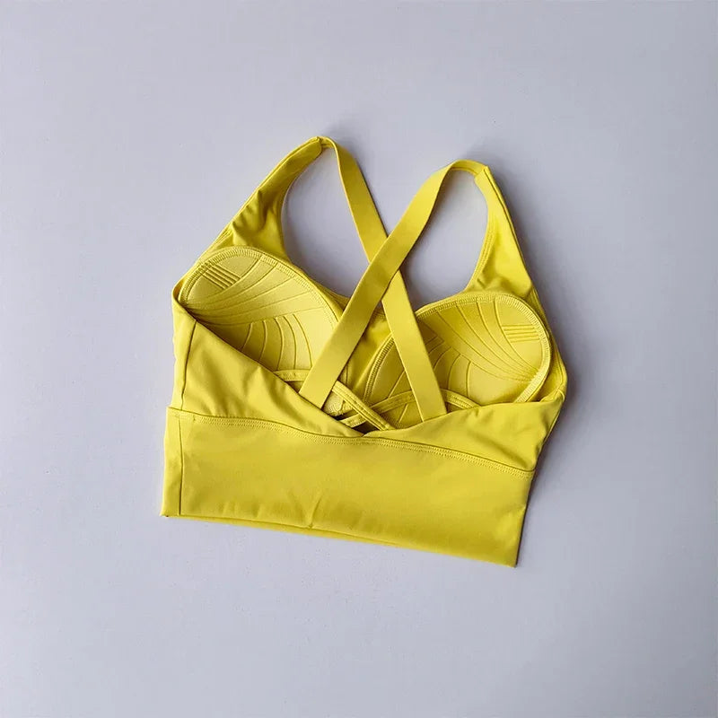 All-in-one Sports Bra Collection Breast High-intensity Professional Shock-proof Huddle Running Bra Yoga Fitness Bra Summer Cloth - Empire P.E