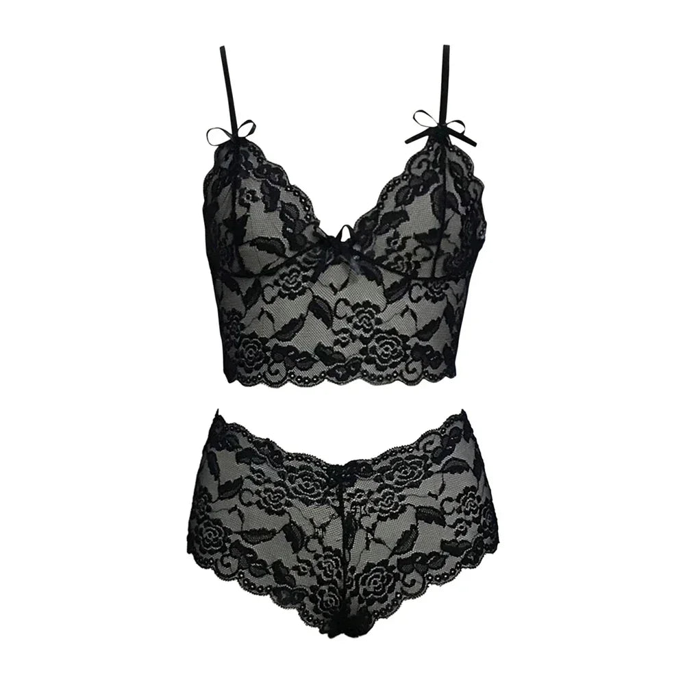 Erotic Lingerie for Women Bra Garters Panties - Empire P.E
