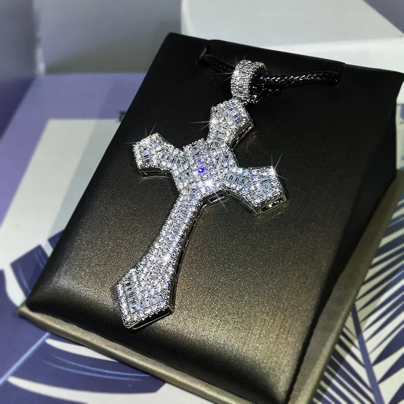 Classic Male and Female Hip-hop Cross Pendant