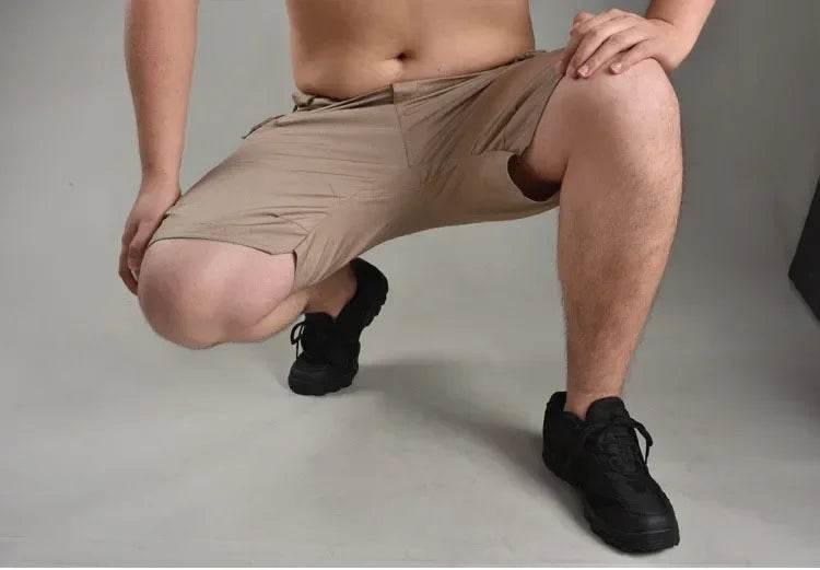 Including Belt Waterproof Quick Dry Multi-pocket Short Pants - Empire P.E