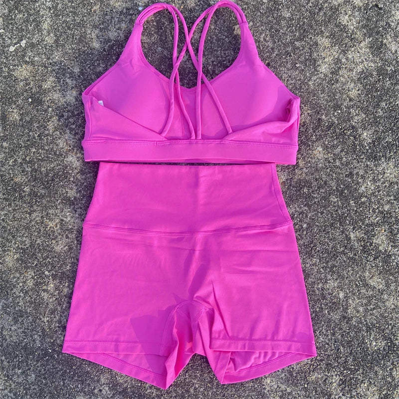 2 Piece Yoga Shorts Set - Empire P.E