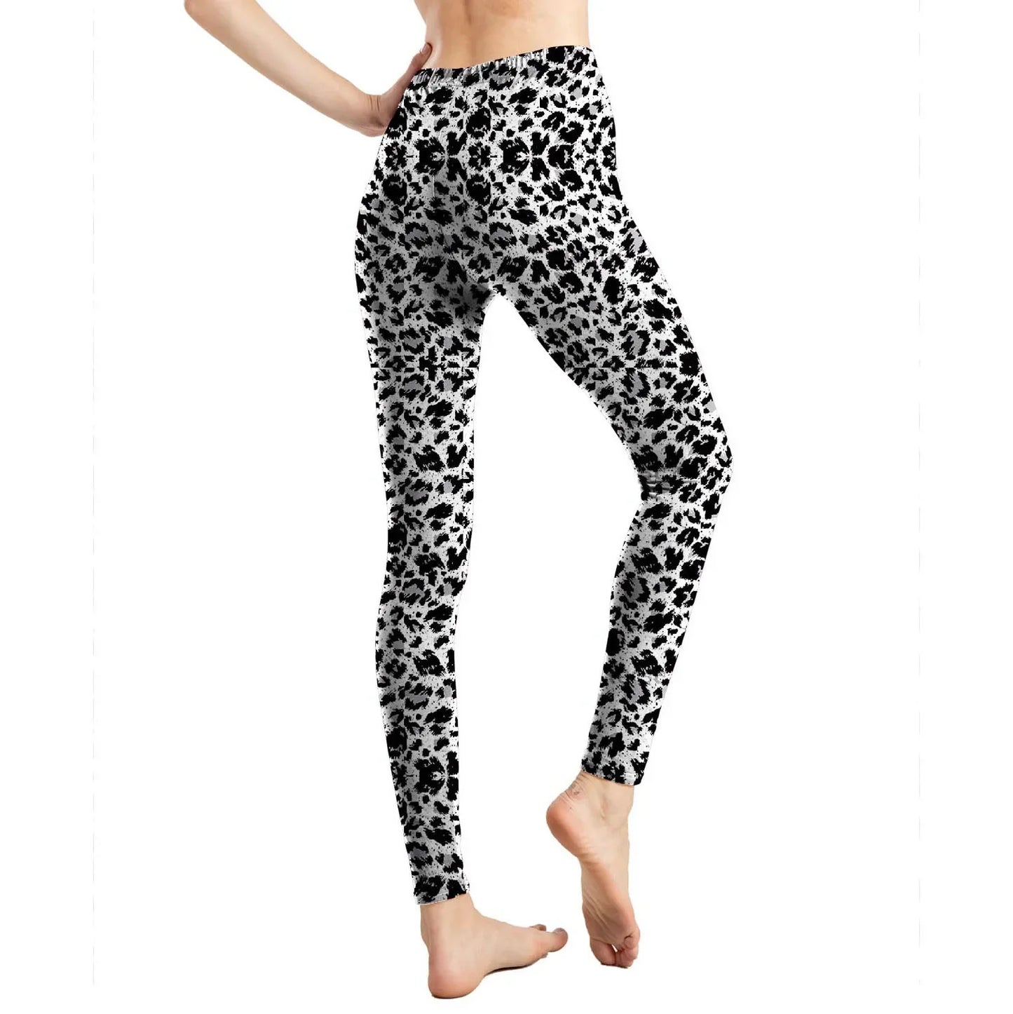 Leopard Leggings Printed High Waist - Empire P.E